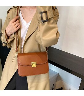 Каркасное кроссбоди с клапаном на замке эко-кожа Lilly P1-2806C фото, картинка, изображение