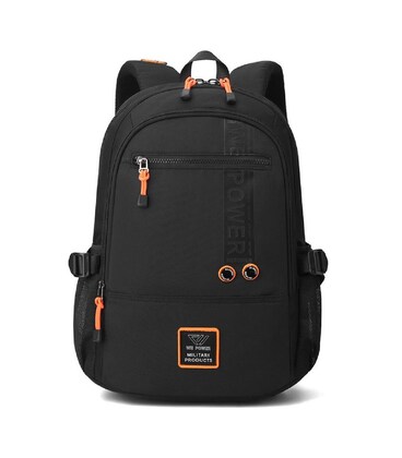 Большой текстильный черный рюкзак Confident AT08-5607A фото, картинка, изображение