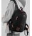 Великий текстильний чорний рюкзак Confident AT08-5607A картинка, зображення, фото