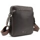 Мужская кожаная сумка через плечо коричневая Tiding Bag SM8-9686-4C фото