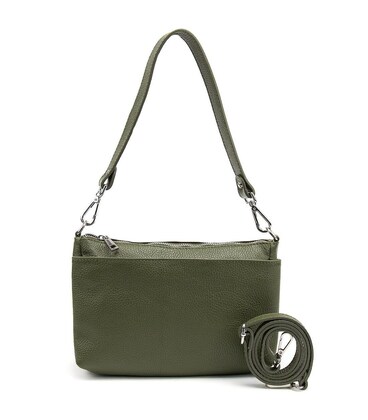 Мягкая кожаная сумка кроссбоди Firenze Italy F-IT-052OL фото, картинка, изображение