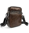 Маленька шкіряна чоловіча сумка через плече Ruff Ryder RR-012-1DB картинка, зображення, фото