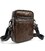 Маленькая кожаная сумка через плече мужская Ruff Ryder RR-012-1DB фото, картинка, изображение