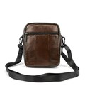 Маленька шкіряна чоловіча сумка через плече Ruff Ryder RR-012-1DB картинка, зображення, фото