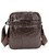 Кожаный небольшой мужской мессенджер коричневый Tiding Bag M56-0187C фото, картинка, изображение