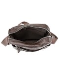 Кожаный небольшой мужской мессенджер коричневый Tiding Bag M56-0187C фото, картинка, изображение