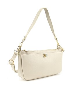 Компактне шкіряне кросбоді молочного кольору Firenze Italy F-IT-9568WB картинка, зображення, фото