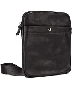 Шкіряний маленький чорний месенджер Tiding Bag S-N2-123A картинка, зображення, фото