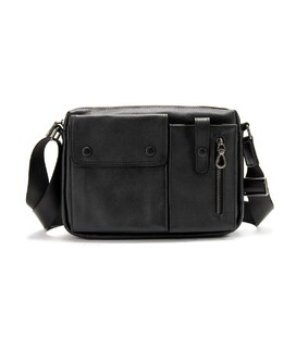 Кожаная сумка через плечо горизонтальная Tiding Bag 1628A фото, картинка, изображение