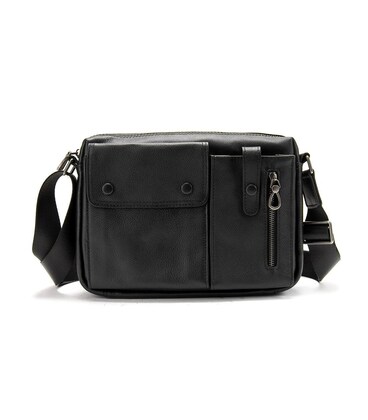 Кожаная сумка через плечо горизонтальная Tiding Bag 1628A фото, картинка, изображение