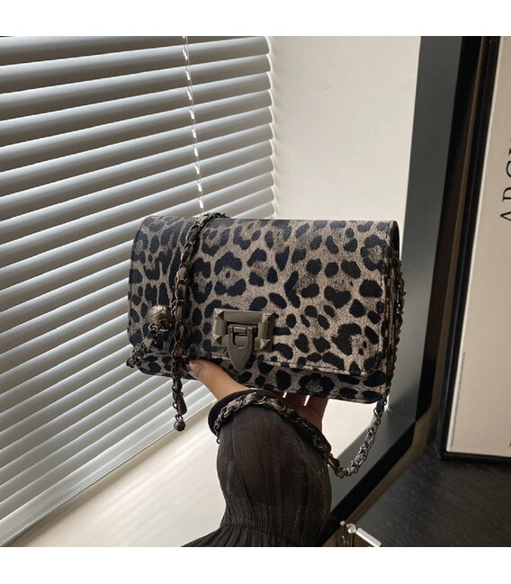 Кросбоді на ланцюжку з еко-шкіри Lilly P2-14502LG картинка, зображення, фото