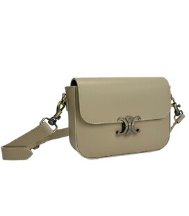 Кожаная сумочка кроссбоди бежевая Firenze Italy F-IT-1018B-S фото, картинка, изображение