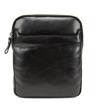 Мужской мессенджер в гладкой коже на две молнии Tavinchi S-TV-4130A фото, картинка, изображение