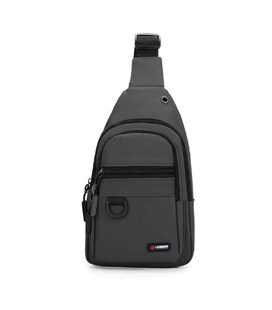 Стильная мужская текстильная сумка-слинг Confident ATN01-T-1068G фото, картинка, изображение