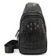 Кожаная сумка слинг с тиснением рептилия Tiding Bag M56-8880A фото