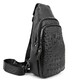 Шкіряна сумка слінг з тисненням рептилія Tiding Bag M56-8880A картинка, зображення, фото