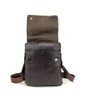 Кожаный мессенджер с клапаном на два отдела Tiding Bag M56-3508C фото, картинка, изображение