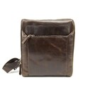 Коричневый мужской кожаный мессенджер в гладкой коже Tavinchi S-TV-4143C фото, картинка, изображение