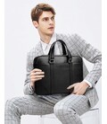 Сумка-портфель мужская кожаная деловая Tiding Bag A25-9904A фото, картинка, изображение