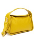 Вместительное кожаное желтое кроссбоди Firenze Italy F-IT-9570Y фото, картинка, изображение