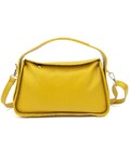 Вместительное кожаное желтое кроссбоди Firenze Italy F-IT-9570Y фото, картинка, изображение