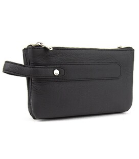 Мужской кожаный клатч на три отделения Tavinchi AJ-TV-109A-CL