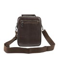 Шкіряна чоловіча барсетка з ручкою коричнева Ruff Ryder RR-10097C картинка, зображення, фото