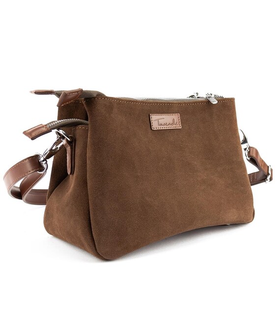 Вместительное кроссбоди на три отдела Tavinchi CH-011DB-Y фото, картинка, изображение