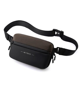 Невелика каркасна сумка на пояс Confident AT08-T-2111DB