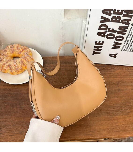 Полукруглая женская сумочка в эко-коже Lilly P4-2212C фото, картинка, изображение