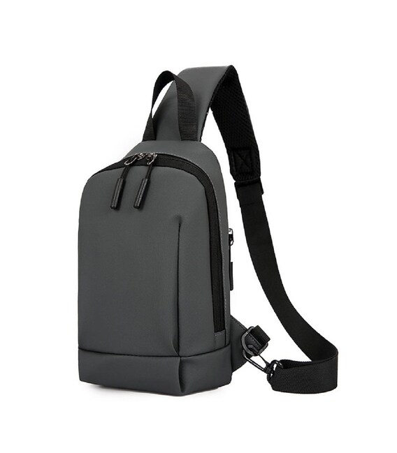 Текстильна чоловіча сумка через плече Confident ATN02-233G картинка, зображення, фото