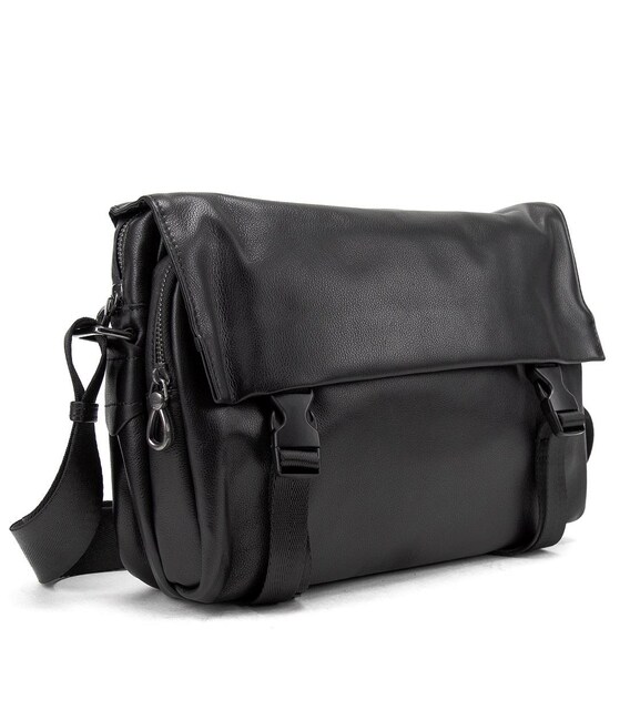 Чоловіча горизонтальна сумка через плече із клапаном TIDING BAG 1654LA фото, картинка, изображение