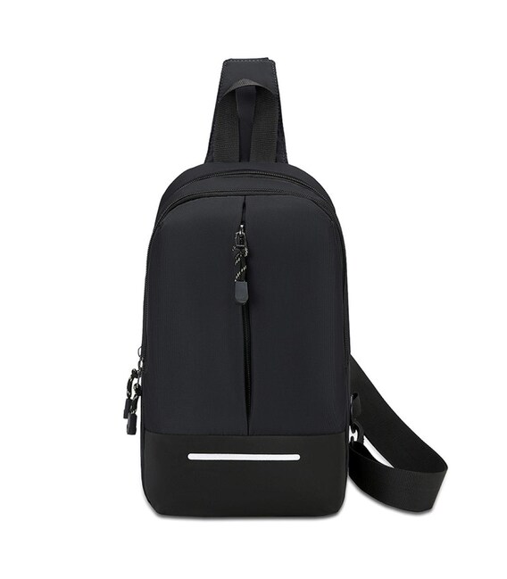 Слінг чоловічий чорний текстильний Confident ATN02-1545A картинка, зображення, фото