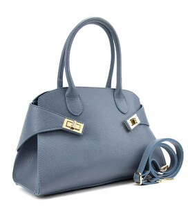 Сумка жіноча класична невелика шкіряна Firenze Italy F-IT-7688BL-S картинка, зображення, фото