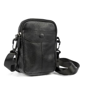 Маленькая мужская кожаная сумка через плече Ruff Ryder RR-003A фото, картинка, изображение