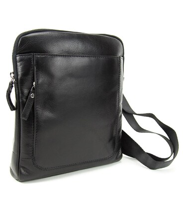 Кожаная мужская сумка через плече в гладкой коже Tavinchi S-TV-4144A фото, картинка, изображение