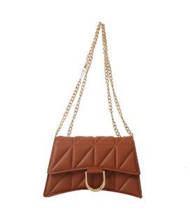 Кросбоді вигнутої форми в еко-шкірі з геометричним візерунком Lilly P4-378C картинка, зображення, фото