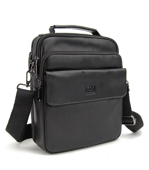 Чоловіча барсетка велика з натуральної шкіри Ruff Ryder RR-10101A картинка, зображення, фото