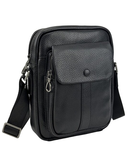 Чоловічий месенджер із м'якої шкіри Tiding Bag 1639A картинка, зображення, фото