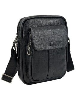 Мужской мессенджер из мягкой кожи Tiding Bag 1639A