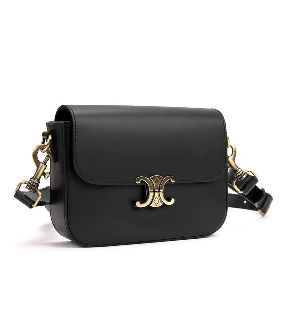 Кожаная сумочка кроссбоди черная Firenze Italy F-IT-1018A-S фото, картинка, изображение