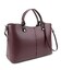 Бордовая кожаная женская сумка средних размеров Firenze Italy F-IT-7627BO фото, картинка, изображение