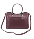 Бордовая кожаная женская сумка средних размеров Firenze Italy F-IT-7627BO фото, картинка, изображение