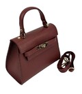 Невелика класична шкіряна сумочка Firenze Italy F-IT-9866DR картинка, зображення, фото