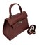 Небольшая классическая кожаная сумочка Firenze Italy F-IT-9866DR фото, картинка, изображение