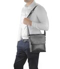 Классическая мужская сумка через плечо на два отделения Tiding Bag A25F-8870A фото, картинка, изображение