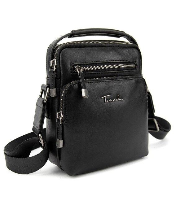 Мужская кожаная сумка через плечо с ручкой Tavinchi TV2605-2A фото, картинка, изображение