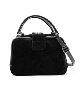 Мягкая замшевая сумка на два отдела с ручкой Firenze Italy F-IT-1045A-Y фото, картинка, изображение