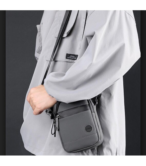 Чоловічий маленький месенджер-бананка Confident AT08-1237G картинка, зображення, фото