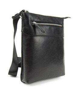 Тонкий кожаный вертикальный мессенджер Tavinchi S-TV-4142A